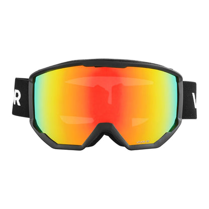 Ski Goggles, Cylindrical Lens with Orange Revo Coating, OTG Anti fog Snow Goggles for Men Women Youth, TPU Frame & Ventilation Structure, Suitable for Skiing, Skating, Snowboarding, Cycling