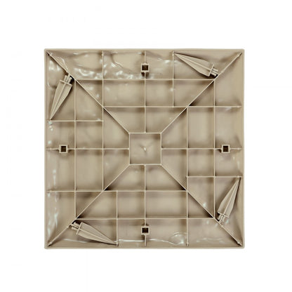 VEVOR Decorative Stepping Stones 8Pcs 39.5x39.5 cm Lawn Walkway Pavers Beige