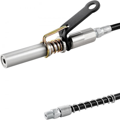 VEVOR Grease Gun Coupler High Pressure Quick Release Lock Oil Nozzle 10000 PSI