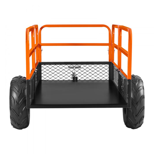 VEVOR Dump Trailer 725 kg 22 Cu. Ft Tow Behind Steel Garden Yard Trailer Cart