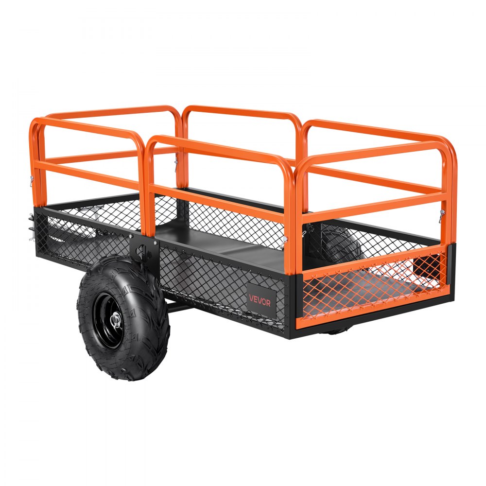 VEVOR Dump Trailer 725 kg 22 Cu. Ft Tow Behind Steel Garden Yard Trailer Cart
