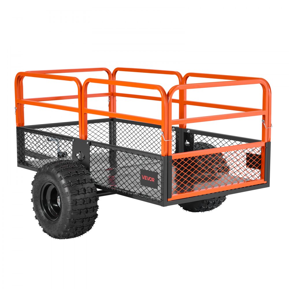 VEVOR Dump Trailer 800 kg 28 Cu. Ft Tow Behind Steel Garden Yard Trailer Cart
