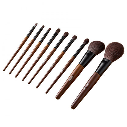 VEVOR 9PCS Makeup Brush Set for Foundation Blending Eyeshadow with Soft Bristles