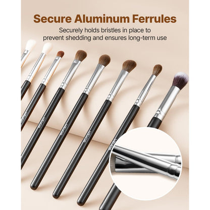 VEVOR 34PCS Makeup Brush Set for Foundation Blending Eyeshadow with Soft Bristle