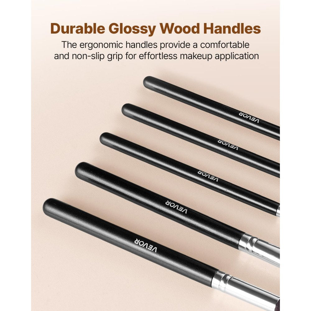 15PCS Makeup Brush Set for Foundation Blending Eyeshadow with Soft Bristle