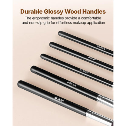 15PCS Makeup Brush Set for Foundation Blending Eyeshadow with Soft Bristle