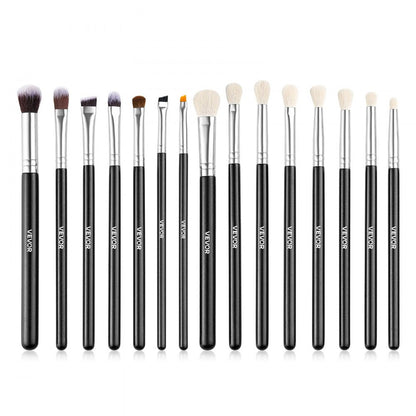 15PCS Makeup Brush Set for Foundation Blending Eyeshadow with Soft Bristle