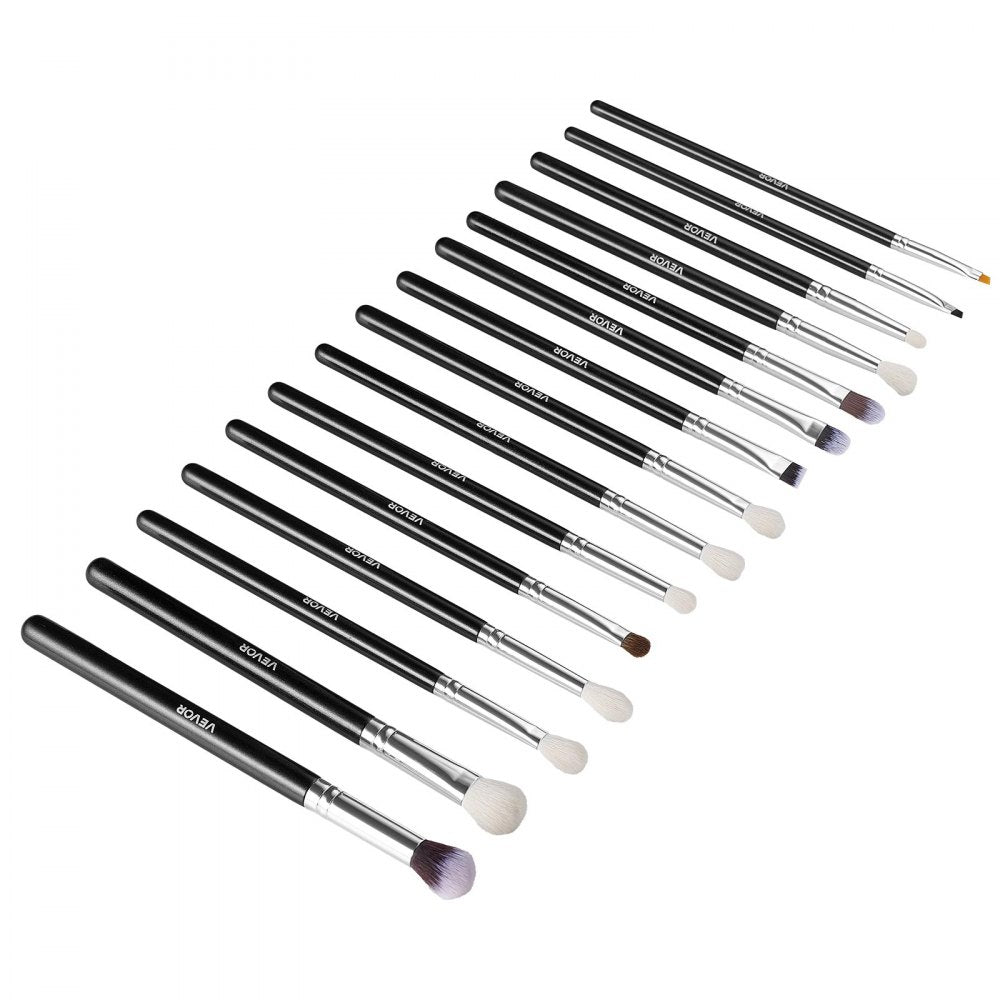 15PCS Makeup Brush Set for Foundation Blending Eyeshadow with Soft Bristle