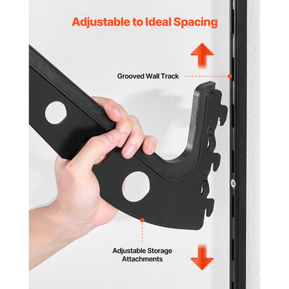 Surfboard Wall Mount 4 Tiers Horizontal Surfboard Rack for Storage Display