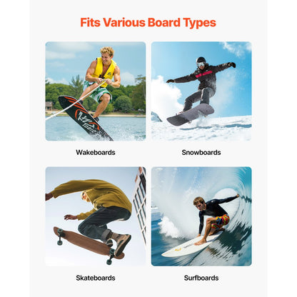 Surfboard Wall Mount 4 Tiers Horizontal Surfboard Rack for Storage Display