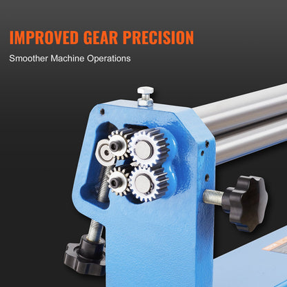 VEVOR Slip Roll Machine Sheet Metal Slip Roller 24'' x 16 Gauge φ1.49 in Roller