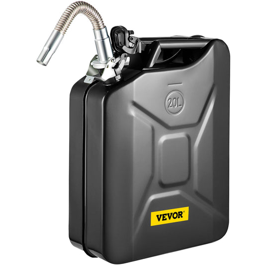 VEVOR Jerry Fuel Can, 5.3 Gallon / 20 L Portable Jerry Gas Can with Flexible Spout