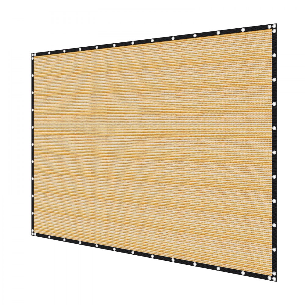 VEVOR 90% Sun Shade Cloth Privacy Screen 366 x 610 cm for Patio Garden (Beige)