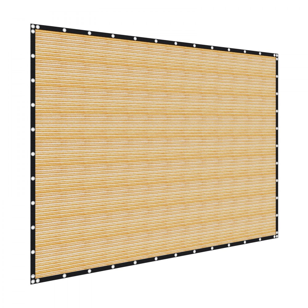 VEVOR 90% Sun Shade Cloth Privacy Screen 366 x 610 cm for Patio Garden (Beige)