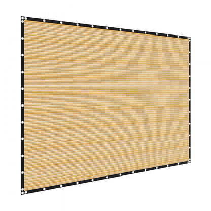 VEVOR 90% Sun Shade Cloth Privacy Screen 366 x 610 cm for Patio Garden (Beige)