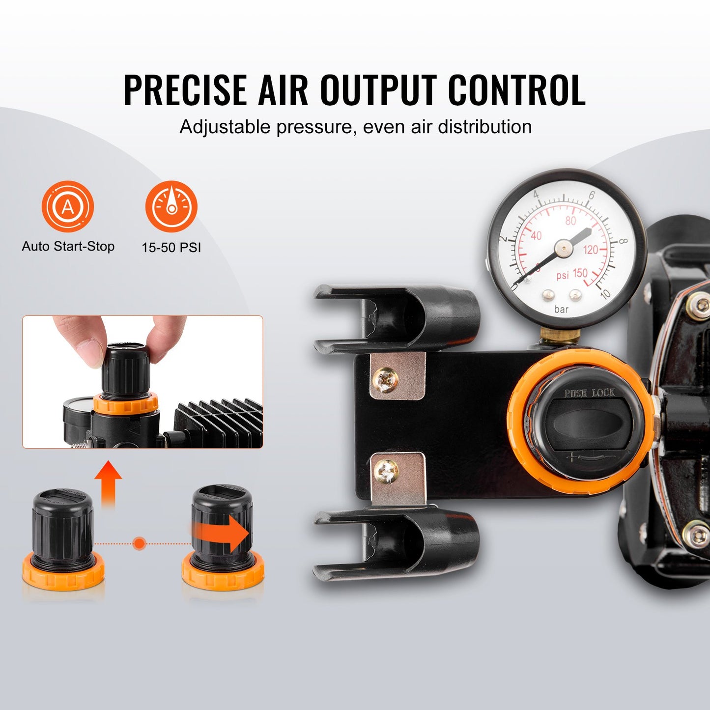 VEVOR Airbrush Kit, Dual Fan Air Compressor Professional Airbrushing System Kit