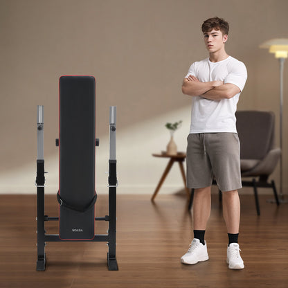 Weight Bench, Adjustable Weight Bench for Full Body Workout, 400lbs Exercise Sit up Bench for Home Gym Strength Training, Weight Bench Press with Quick Folding and Fast Adjustment