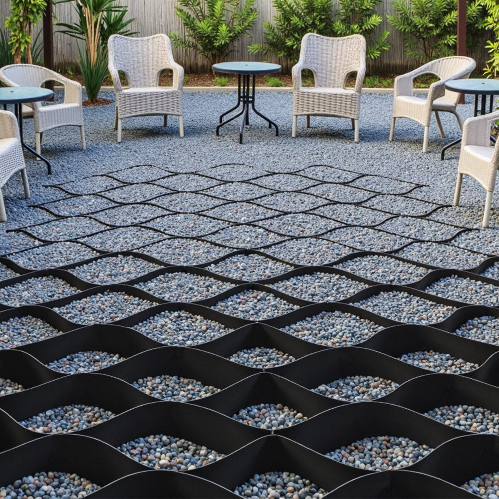 VEVOR Ground Grid 2-Inch Deep Geocell Grid 26.87x3.94FT / 8200x1200mm for Gravel