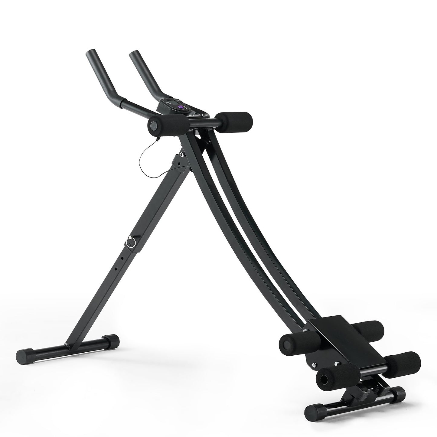 AB Workout Machine, Ab Workout Equipment at Home Gym, Core & Abdominal Trainers for Women, 440 lbs Weight Capacity Strength Training Ab Cruncher, Foldable Adjustable Fitness Exerciser