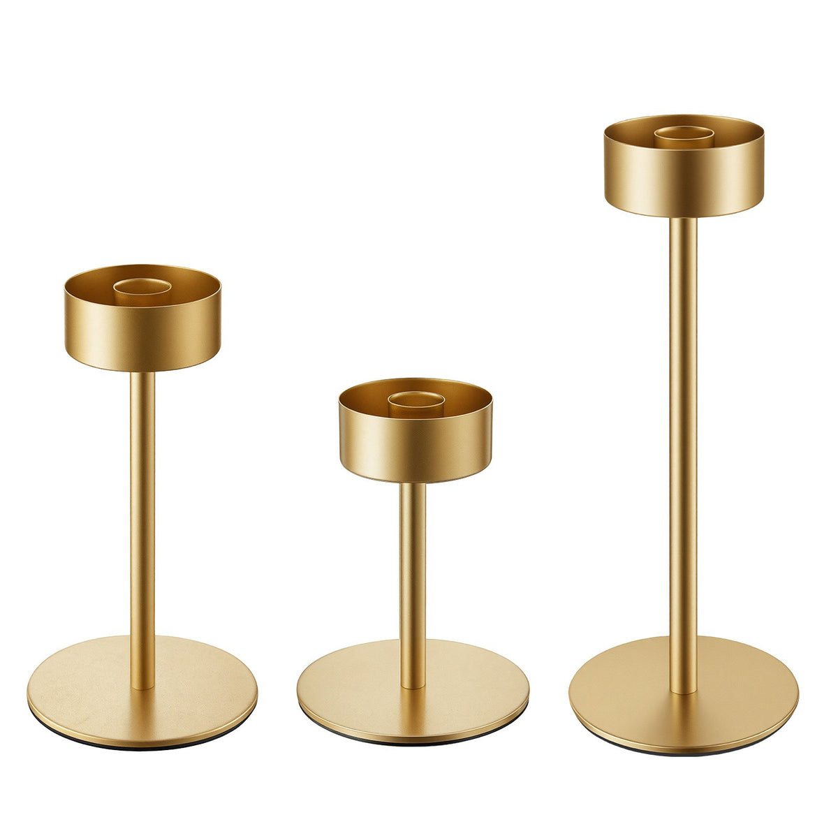 Hurricane Candle Holders Set of 18, Gold Metal Stand with Clear Glass Cylinders, Elegant Tiered Centerpieces Wind Protection for Wedding, Table Centerpieces, Party, Home Decor, Modern Style