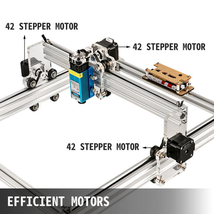 Compact CNC Router & Laser Engraver with 0.1mm Accuracy, 0.4m x 0.3m Work Area