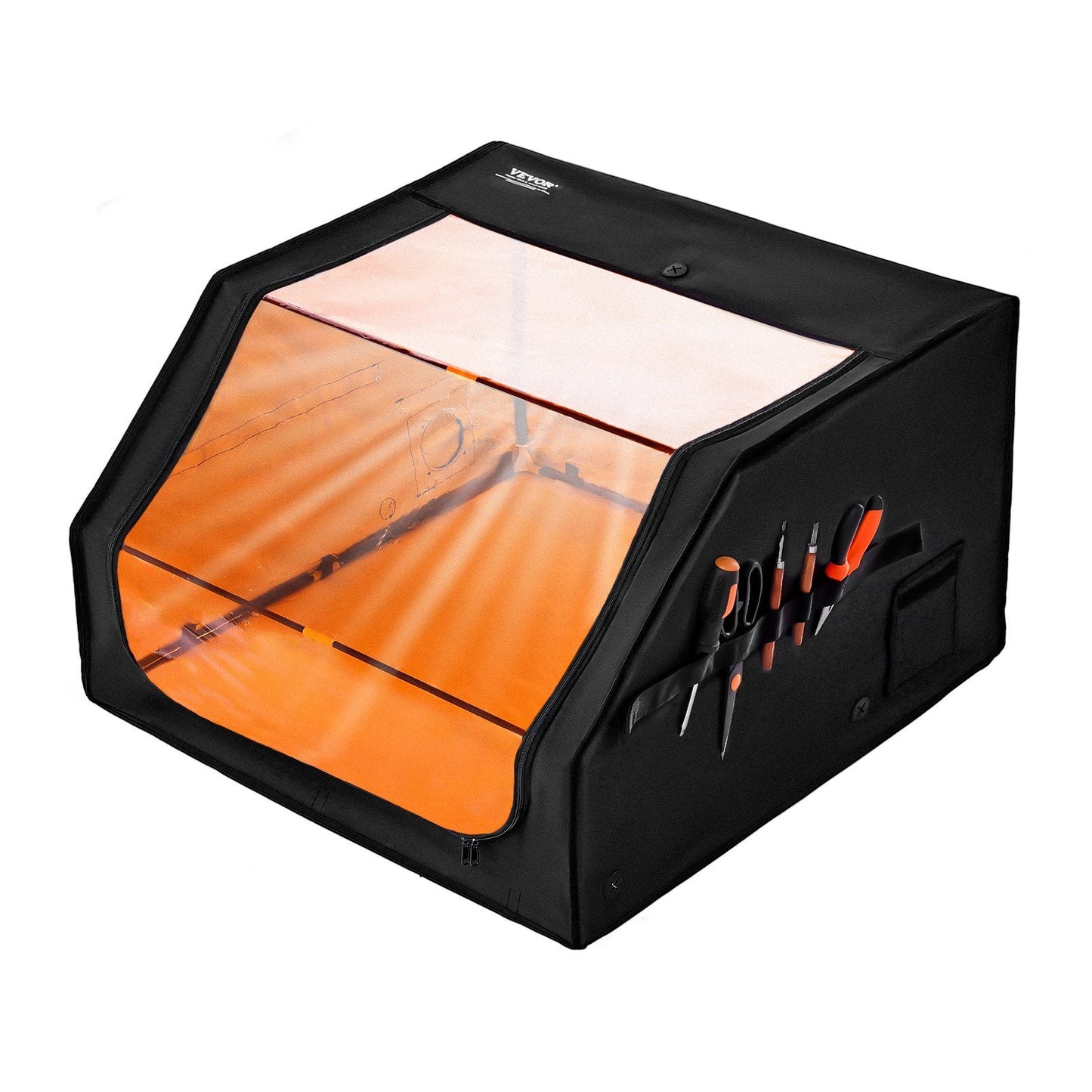 Fireproof Laser Engraver Enclosure with Viewing Window, 0.8 x 0.8 x 0.5 m