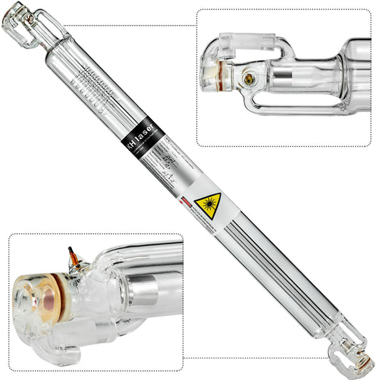 VEVOR Laser Tube 50W CO2 Laser Tube 800mm Glass Laser Tube Professional Imported
