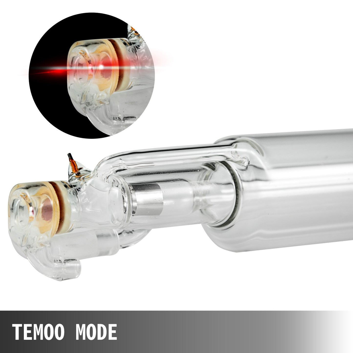 VEVOR Laser Tube 50W CO2 Laser Tube 800mm Glass Laser Tube Professional Imported