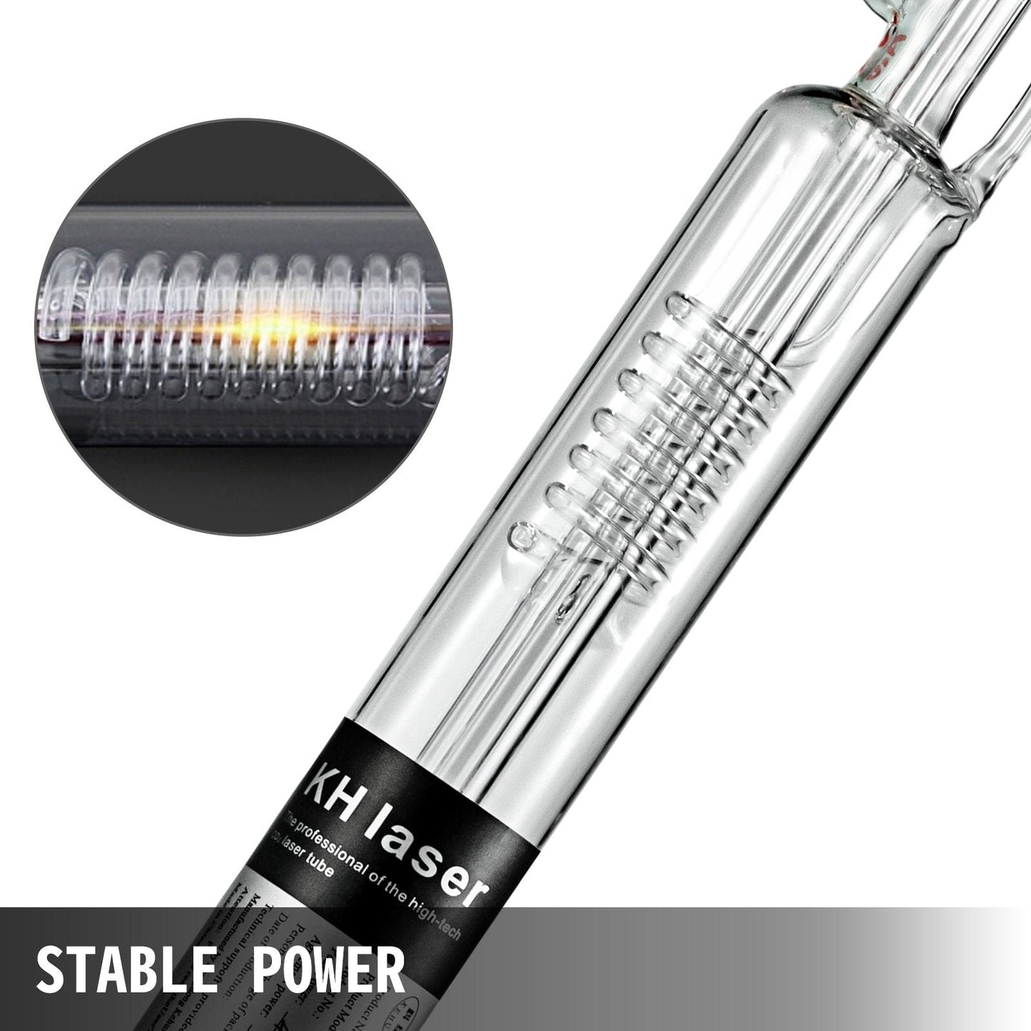 50W CO2 Glass Laser Tube, 0.8m, German Tech, for Engraving & Cutting Machines