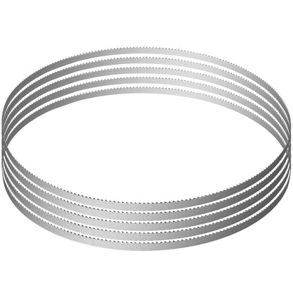 Carbon Steel Meat and Bone Cutting Band Saw Blades, 5-Pack, 2m x 16mm