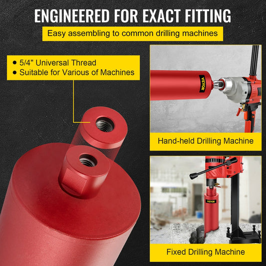 Premium 152mm Diamond Core Drill Bit, 355mm Length for Concrete & Brick