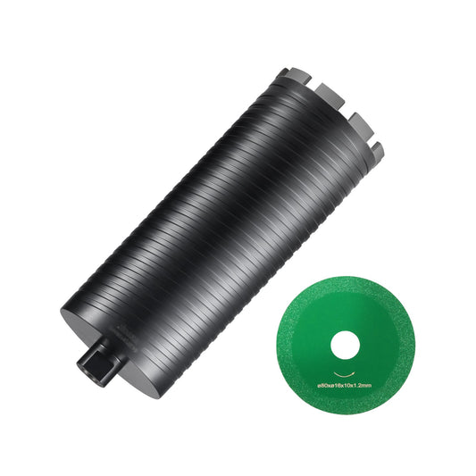 VEVOR Core Drill Bit, 4.25" Wet/Dry Diamond Core Drill Bits for Brick and Block,
