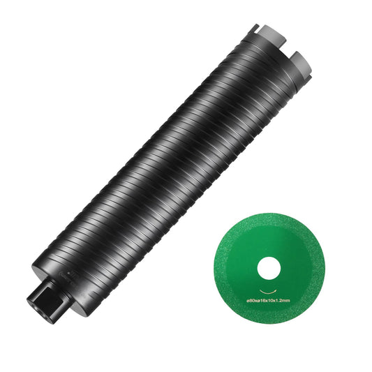 VEVOR Core Drill Bit, 2.5" Wet/Dry Diamond Core Drill Bits for Brick and Block,