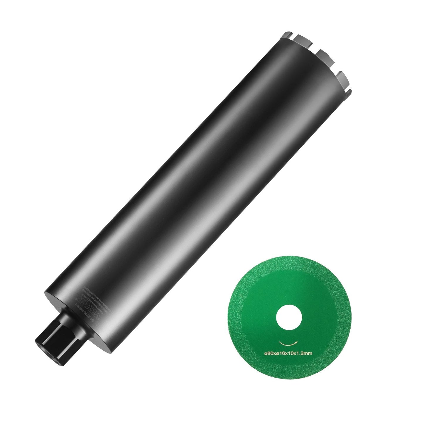 4.25" Diamond Core Drill Bit, 355mm Deep, 3.04kg Wet Cutting for Concrete
