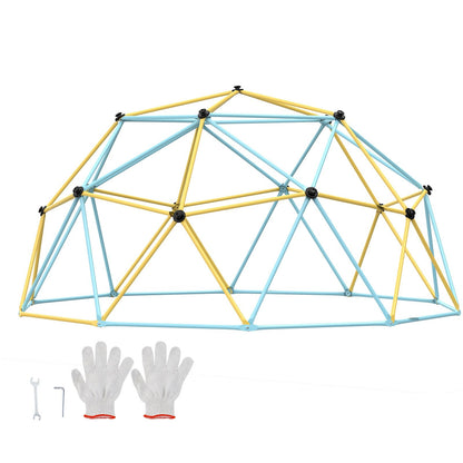 10FT Geometric Jungle Gym Climber for Kids, Supports 340 kg, Ages 3-10