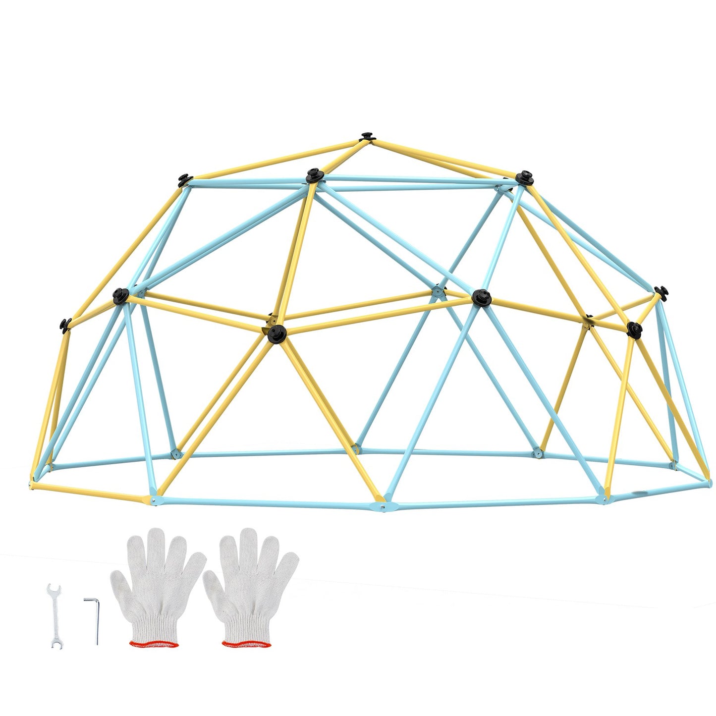 VEVOR Climbing Dome, 12FT Geometric Dome Climber Play Center for Kids 3 to 10 Years