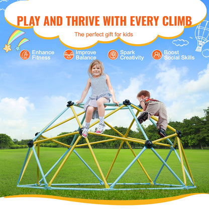 VEVOR Climbing Dome, 6FT Geometric Dome Climber Play Center for Kids 3 to 9 Years