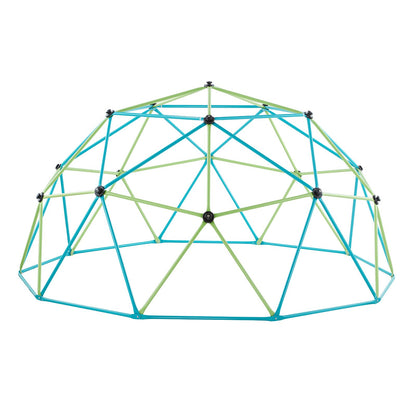 Climbing Dome, 305cm Geometric Dome Climber with Saucer Swing, 453kg Loading Kid's Jungle Gym Playground, Easy-Assembly Outdoor Backyard Climbing Equipment for Boys Girls 3 to 10 Years Old
