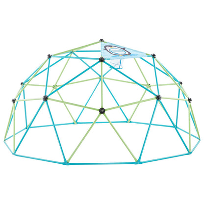 Climbing Dome, 305cm Geometric Dome Climber for Kids, 453kg Loading Jungle Gym Playground with Octopus Net & 2 Basketballs, Easy-Assembly Outdoor Backyard Climbing Toys - Gift for Boys Girls