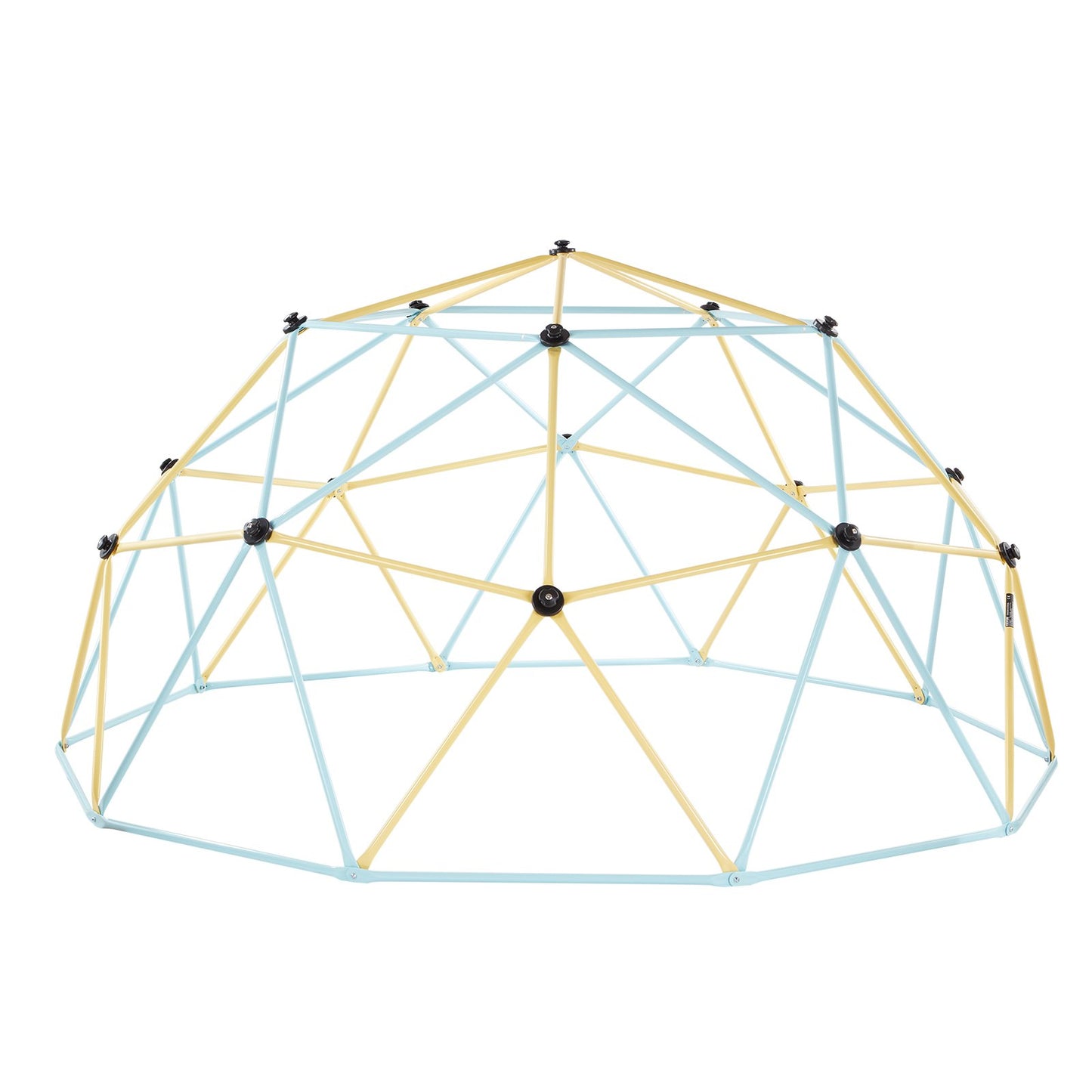 Climbing Dome, 305cm Geometric Dome Climber, 453kg Loading Jungle Gym Playground with 2 Basketballs & Octopus Net, Easy-Assembly Outdoor Backyard Climbing Equipment for Kids 3 to 10 Years Old