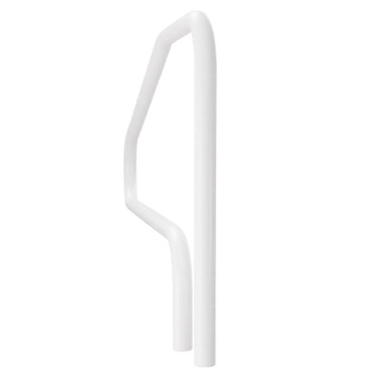 Pool Rail, 122 x 81.3 cm Pool Handrail, 100kg Load Capacity Heavy Duty Stainless Steel Swimming Handrail, Seamless Welding, Recessed or Base Mount, for Poolside, Water Parks, Spa Centers
