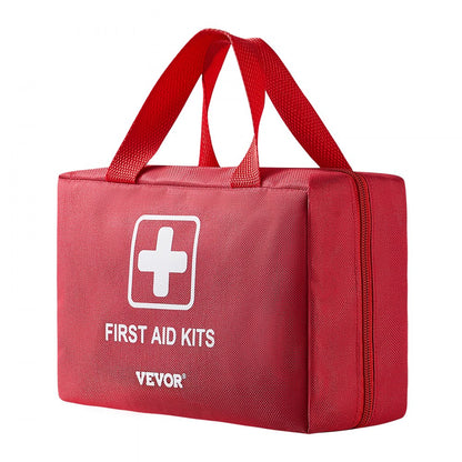 VEVOR First Aid Kit 500 Pieces Large Survival Bag Emergency Medical Supplies