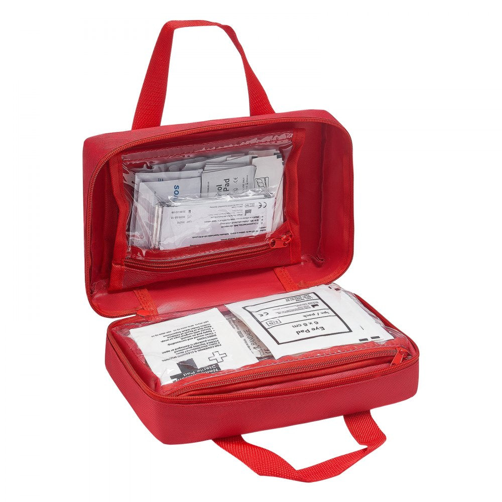 VEVOR First Aid Kit 500 Pieces Large Survival Bag Emergency Medical Supplies