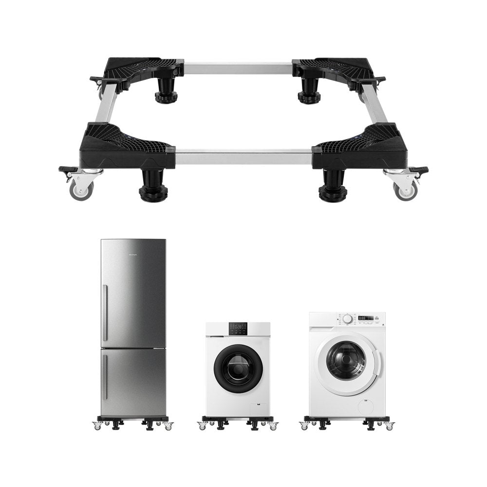 Fridge Stand Mobile Base 500 kg 69.9-89.9 cm Adjustable Furniture Dolly