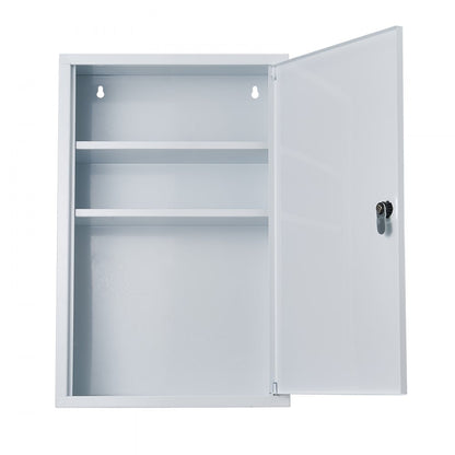 VEVOR 3-Shelf First Aid Cabinet 1000 Pieces Wall Mounted Medicine Metal Cabinet