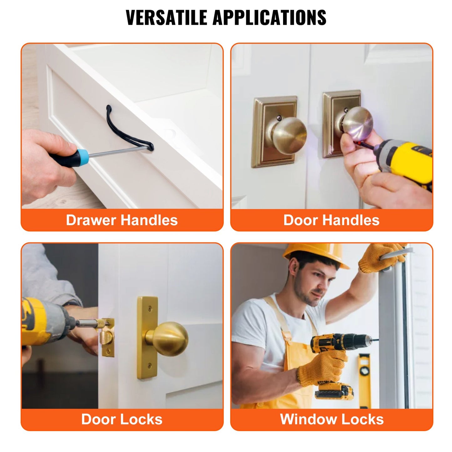 VEVOR Cabinet Hardware Jig Aluminum Alloy Cabinet Handle Jig with Center Punch