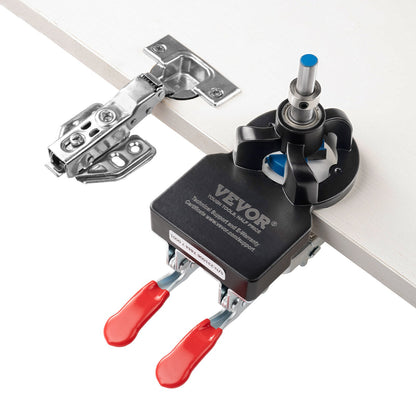 VEVOR 35 mm Concealed Door Hinge Jig, Aluminum Alloy Cabinet Hinge Jig, Accurate