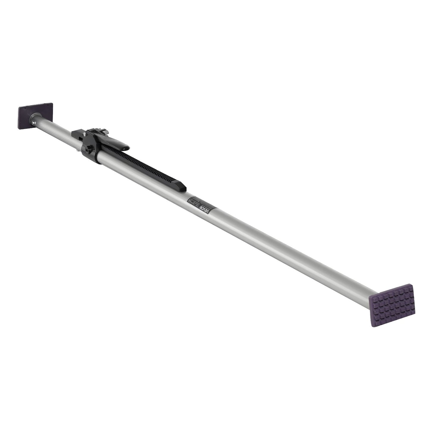 Cargo Bar, Ratcheting Cargo Bar Adjustable from 1499mm to 1854mm, Heavy-duty Steel Cargos Stabilizer with Non-Slip Foot Pads, Telescoping Load Lock Bars for Pickup Truck