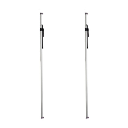 Cargo Bar, Ratcheting Cargo Bar Adjustable from 2261mm to 2642mm, Heavy-duty Steel Cargos Stabilizer with Non-Slip Foot Pad, Truck Bed Load Lock Bars for Box Truck, Semi-Trailer, Trailer (2PCS)