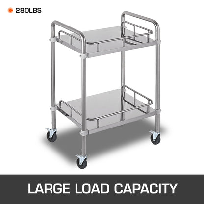 Heavy-Duty 0.13m Scaffolding Caster Wheels with Dual Lock, 127kg Capacity (Set of 4)